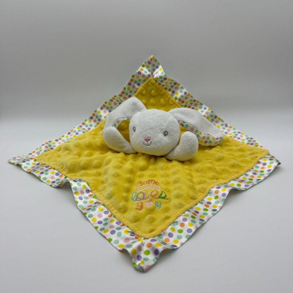 Baby Starters Lovey Some Bunny Loves You Security Blanket Polka Dot A48898